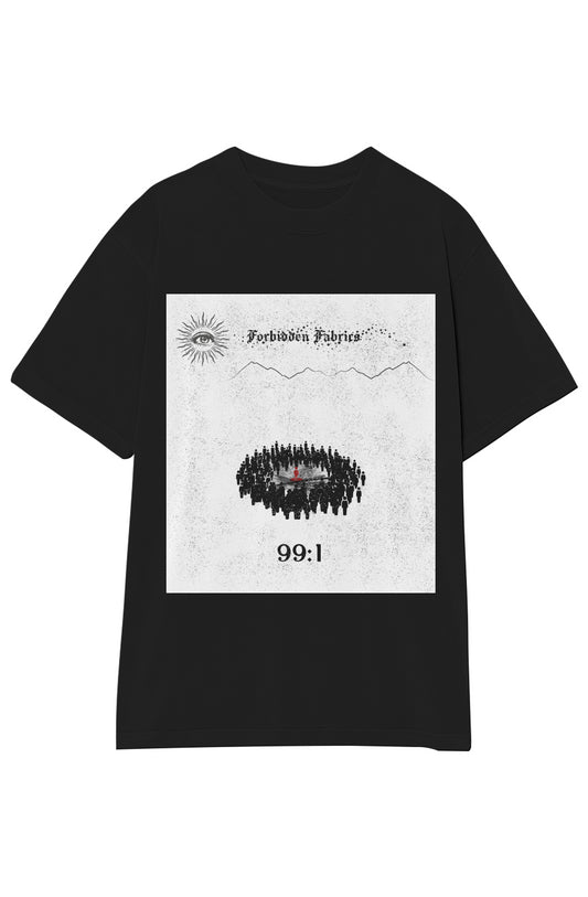 'FORBIDDEN FABRICS 99:1' GARMENT-DYED T-SHIRT