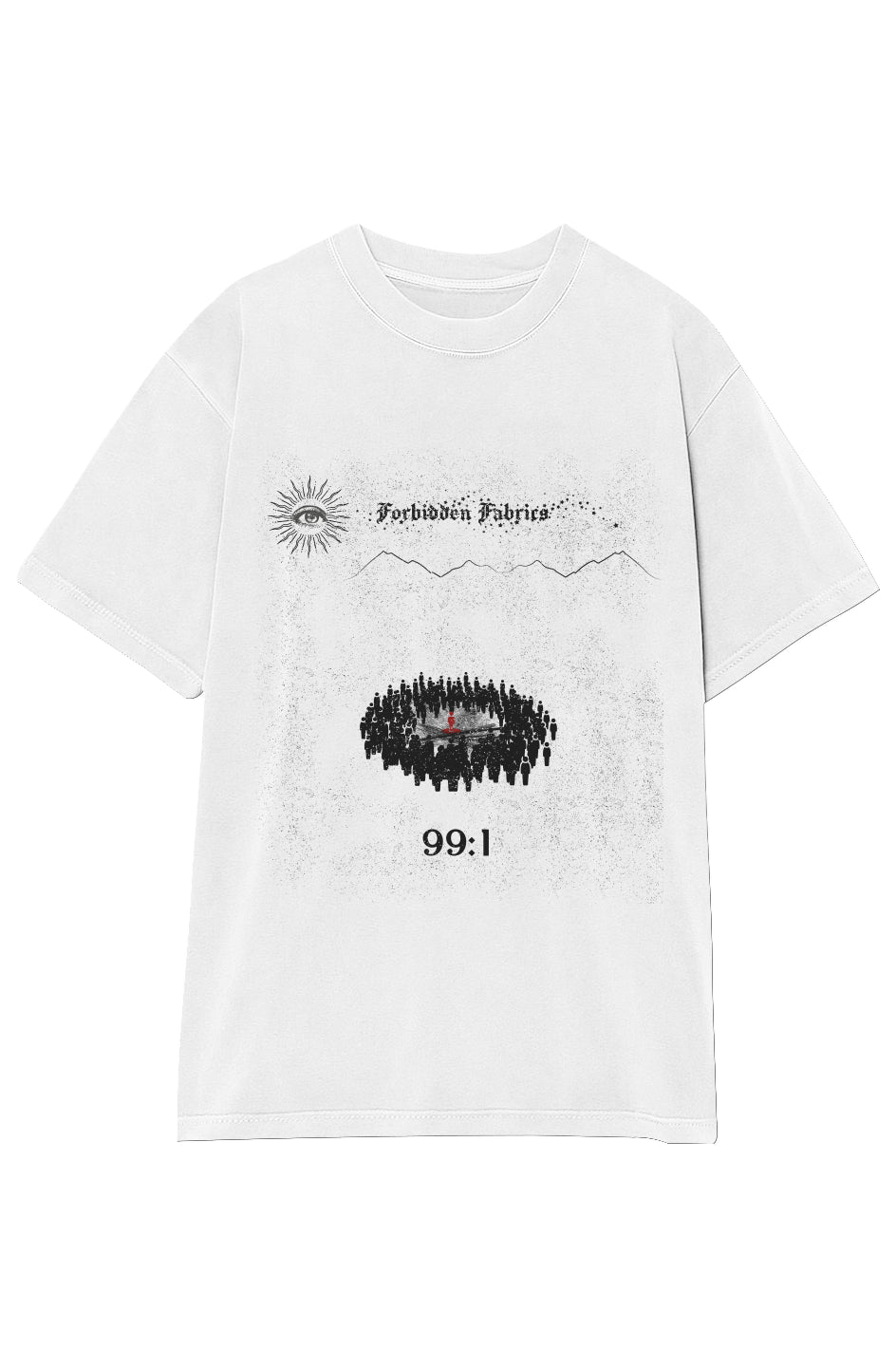 'FORBIDDEN FABRICS 99:1' GARMENT-DYED T-SHIRT