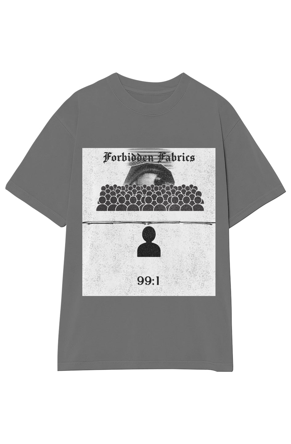 '99:1' GARMENT-DYED T-SHIRT