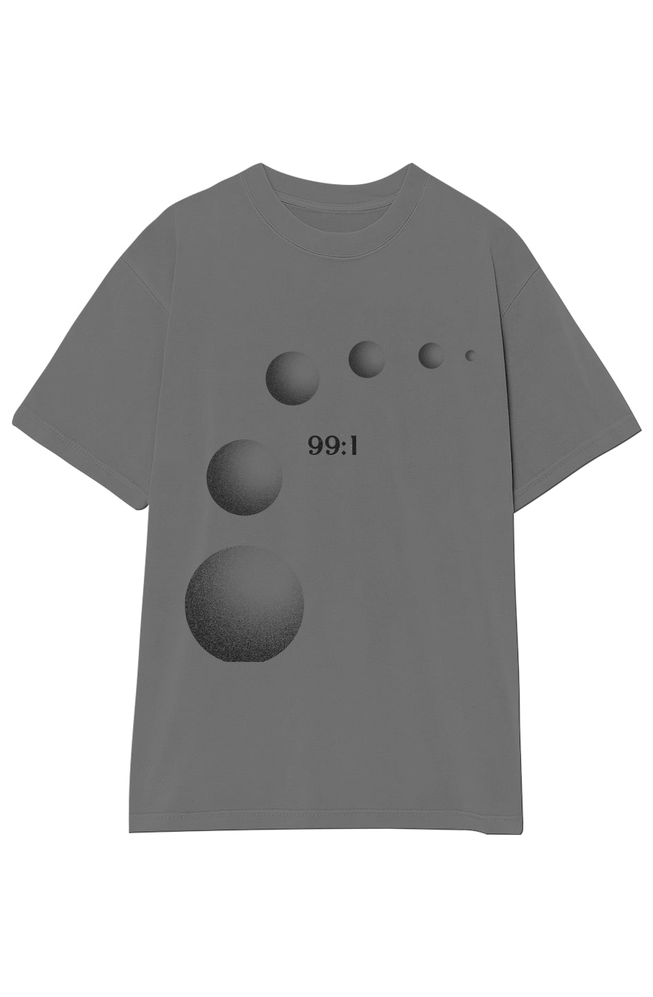 '99:1' ETHEREAL GARMENT-DYED CREWNECK T-SHIRT
