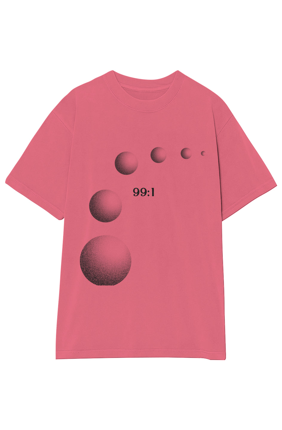 '99:1' ETHEREAL GARMENT-DYED CREWNECK T-SHIRT